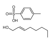 4-methylbenzenesulfonic acid,oct-2-en-1-ol结构式