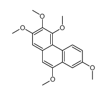 2,3,4,7,9-pentamethoxyphenanthrene结构式