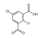 5-chloro-2-fluoro-3-nitrobenzoic acid Structure