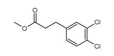 methyl 3-(3,4-dichlorophenyl)propanoate结构式