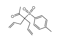 3-allyl-3-tosylhex-5-en-2-one结构式