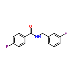 4-Fluoro-N-(3-fluorobenzyl)benzamide Structure