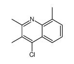 4-氯-2,3,8-三甲基喹啉结构式