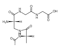 Ac-Ala-isoDAPA-Gly-Gly-OH结构式