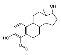 4-甲氧基13C,d3-雌二醇结构式