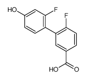 4-fluoro-3-(2-fluoro-4-hydroxyphenyl)benzoic acid结构式