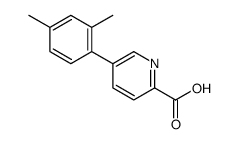 5-(2,4-二甲基苯基)吡啶甲酸结构式