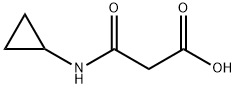 3-(cyclopropylamino)-3-oxoPropanoic acid Structure