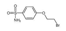 4-(2-溴乙氧基)苯磺酰胺结构式