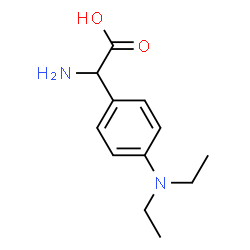 AMINO-(4-DIETHYLAMINO-PHENYL)-ACETIC ACID Structure