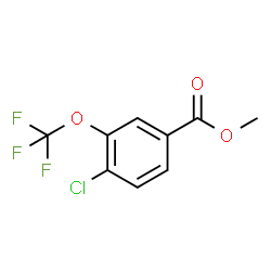 Methyl 4-chloro-3-(trifluoromethoxy)benzoate结构式