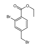 ethyl 2-bromo-4-(bromomethyl)benzoate Structure