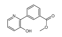 methyl 3-(3-hydroxypyridin-2-yl)benzoate结构式