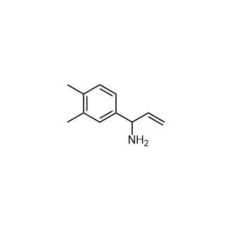 1-(3,4-二甲基苯基)丙-2-烯-1-胺结构式