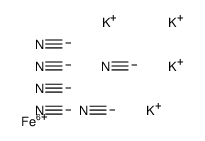 tetrapotassium,iron(6+),hexacyanide结构式