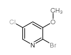 2-溴-5-氯-3-甲氧基吡啶结构式