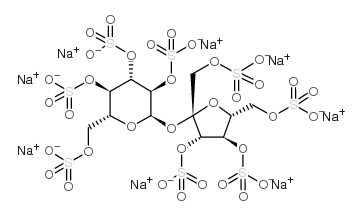 a-D-Glucopyranoside,1,3,4,6-tetra-O-sulfo-b-D-fructofuranosyl, tetrakis(hydrogen sulfate), sodium salt (9CI) picture