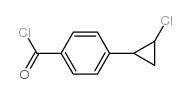 Benzoyl chloride, 4-(2-chlorocyclopropyl)- (9CI) Structure