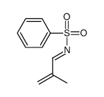 N-(2-methylprop-2-enylidene)benzenesulfonamide Structure