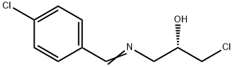 (R)-1-氯-3-{[(4-氯苯基)亚甲基]氨基}丙烷-2-醇结构式