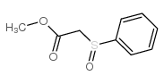 2-苯基亚硫酰基乙酸甲酯结构式