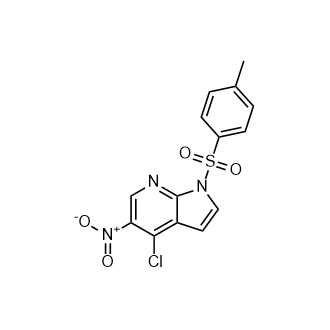 4-Chloro-5-nitro-1-tosyl-1H-pyrrolo[2,3-b]pyridine Structure