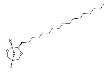 4-heptadecyl-3,6,8-trioxabicyclo(3.2.1)octane结构式