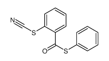 S-phenyl 2-thiocyanatobenzenecarbothioate结构式