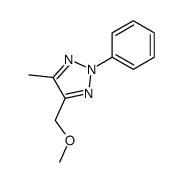 4-methoxymethyl-5-methyl-2-phenyl-1,2,3-triazole结构式