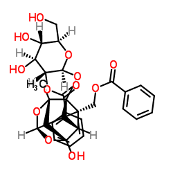 2'-O-苯甲酰基芍药甙结构式