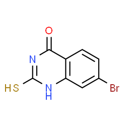 7-溴-2-巯基喹唑啉-4(3H)-酮结构式