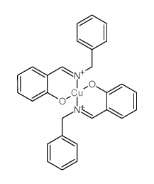 Copper,bis[2-[[(phenylmethyl)imino-kN]methyl]phenolato-kO]-结构式