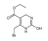 6-(溴甲基)-2-氧-1,2,3,4-四氢嘧啶-5-羧酸乙酯结构式