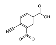 4-cyano-3-nitrobenzoic acid Structure