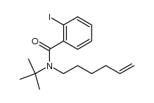 N-(tert-butyl)-N-(hex-5-enyl)-2-iodobenzamide Structure