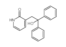2(1H)-Pyridinone,3-(2-hydroxy-2,2-diphenylethyl)- Structure