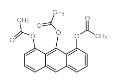 1,8,9-triacetoxyanthracene structure