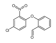 2-(4-chloro-2-nitrophenoxy)benzaldehyde Structure