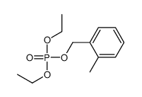 diethyl (2-methylphenyl)methyl phosphate Structure