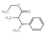 L-Alanine, N-methyl-N-phenyl-, ethyl ester Structure