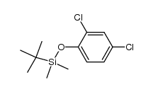 tert-butyl-(2,4-dichloro-phenoxy)-dimethyl-silane结构式