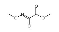 2-氯-2-(甲氧基亚胺)乙酸甲酯结构式
