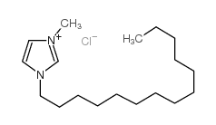 1-十四烷基-3-甲基咪唑氯盐结构式