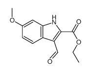 3-烯醛-6-甲氧基吲哚-2-羧酸乙酯结构式