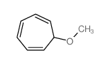 1,3,5-Cycloheptatriene,7-methoxy- Structure