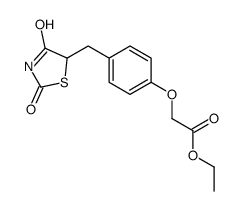 2-[4-[(2,4-二氧代-5-噻唑啉)甲基]苯氧基]乙酸乙酯结构式
