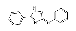 N,3-二苯基-1,2,4-噻二唑-5-胺结构式
