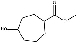 4-Hydroxy-cycloheptanecarboxylic acid methyl ester Structure