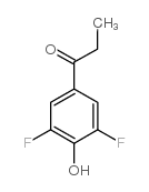 3',5'-二氟-4'-羟基苯乙酮结构式