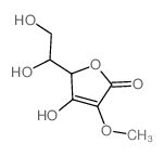 L-Ascorbic acid,2-O-methyl-结构式